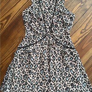 Adelyn Rae Animal Print Mini Dress